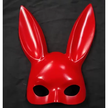 Nyuszi maszk – piros