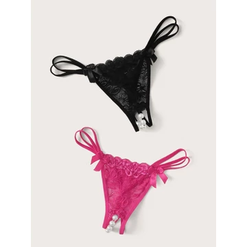 Ivette - nyitott tanga szett (2db)