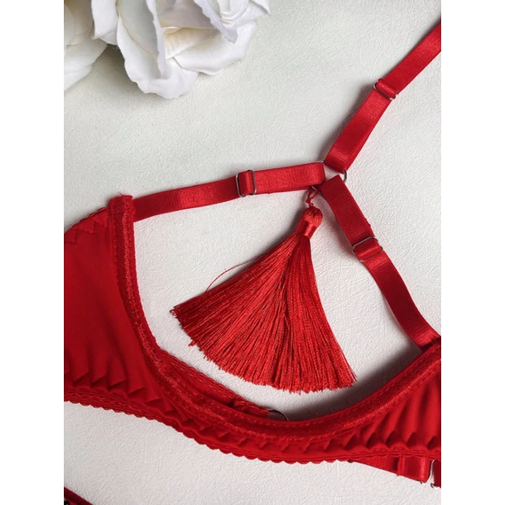 Fiorene – piros nyitott szexi szett