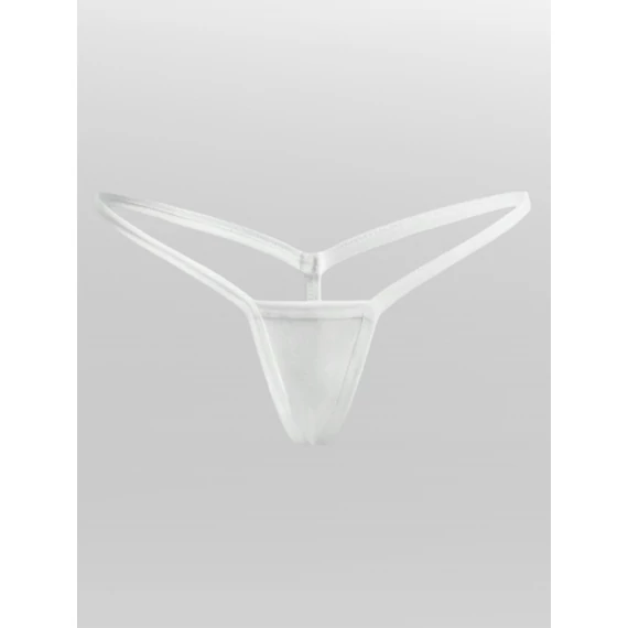 Cora – pamut cérna tanga (fehér)