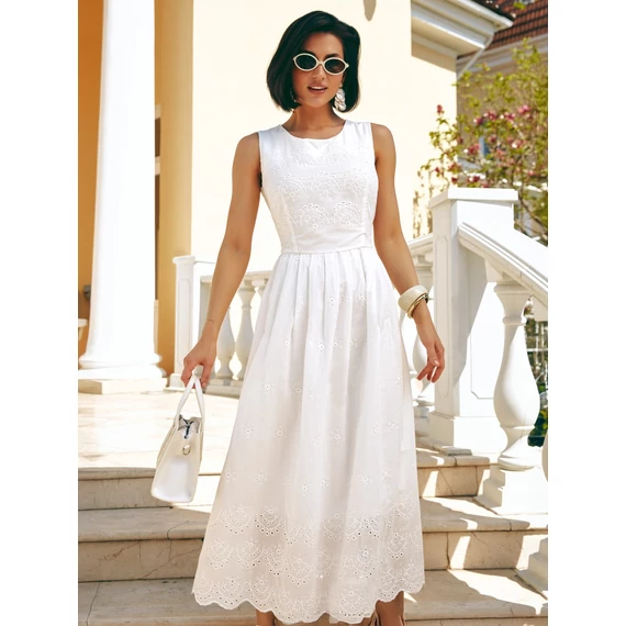 Marisol - fehér nyári madeira ruha