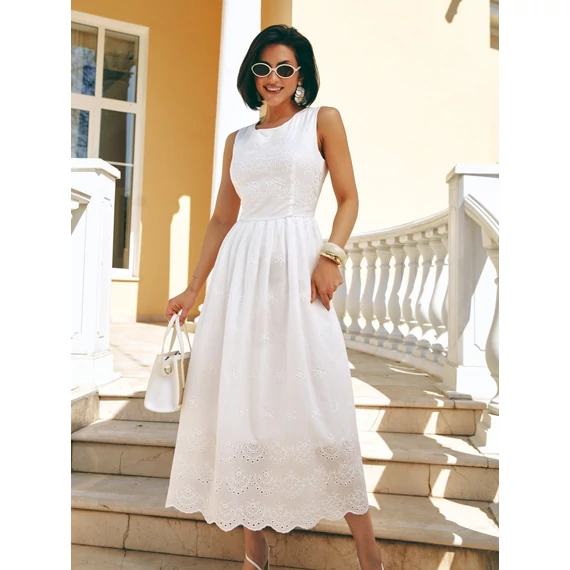 Marisol - fehér nyári madeira ruha