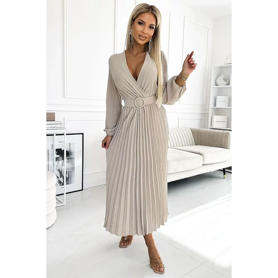 Leticia - alkalmi ruha - Numoco - bézs