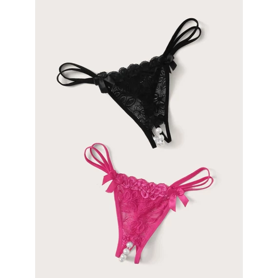 Ivette - nyitott tanga szett (2db)