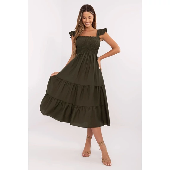 Italy Moda nyári ruha - Lisa - khaki