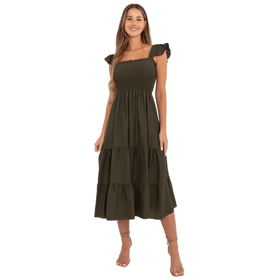 Italy Moda nyári ruha - Lisa - khaki