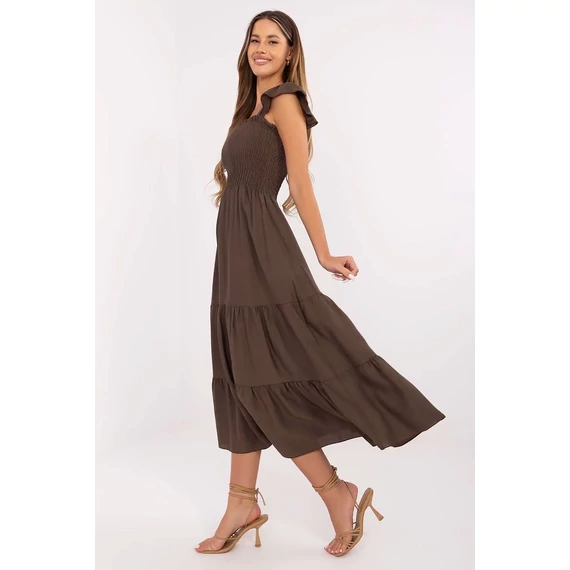 Italy Moda nyári ruha - Lisa - barna