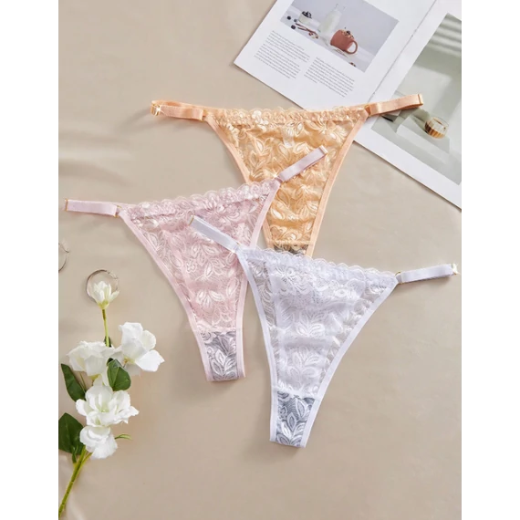 3db plus size csipke tanga