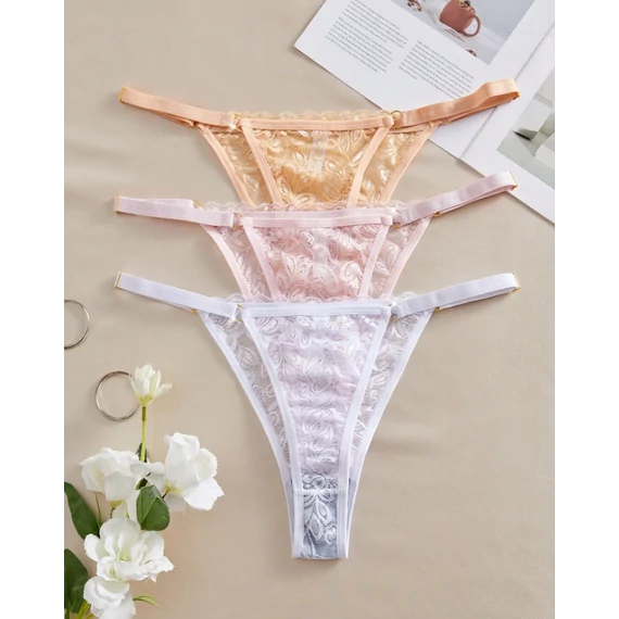 3db plus size csipke tanga